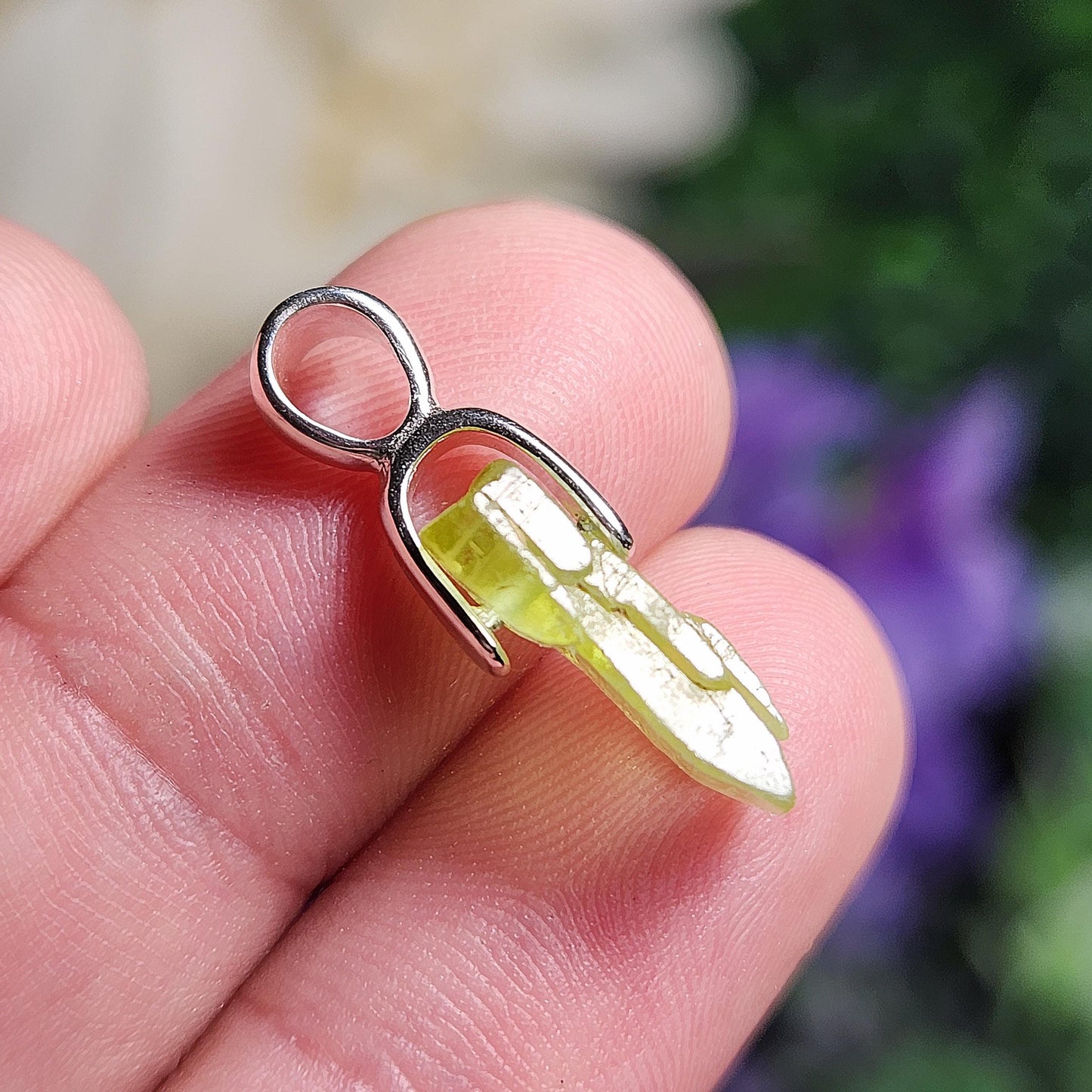 Terminated Peridot Pendant