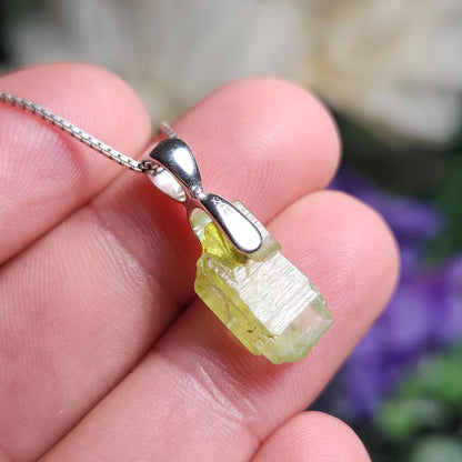 Terminated Peridot Pendant