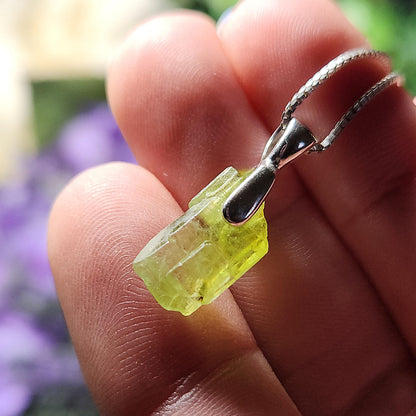 Terminated Peridot Pendant