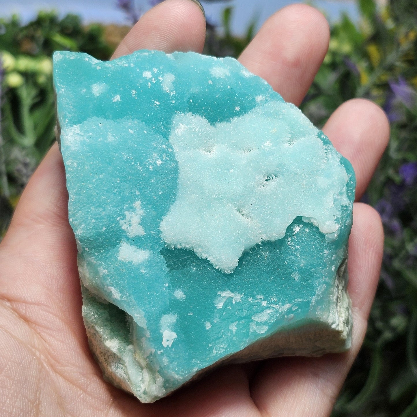 Blue Aragonite Crystal