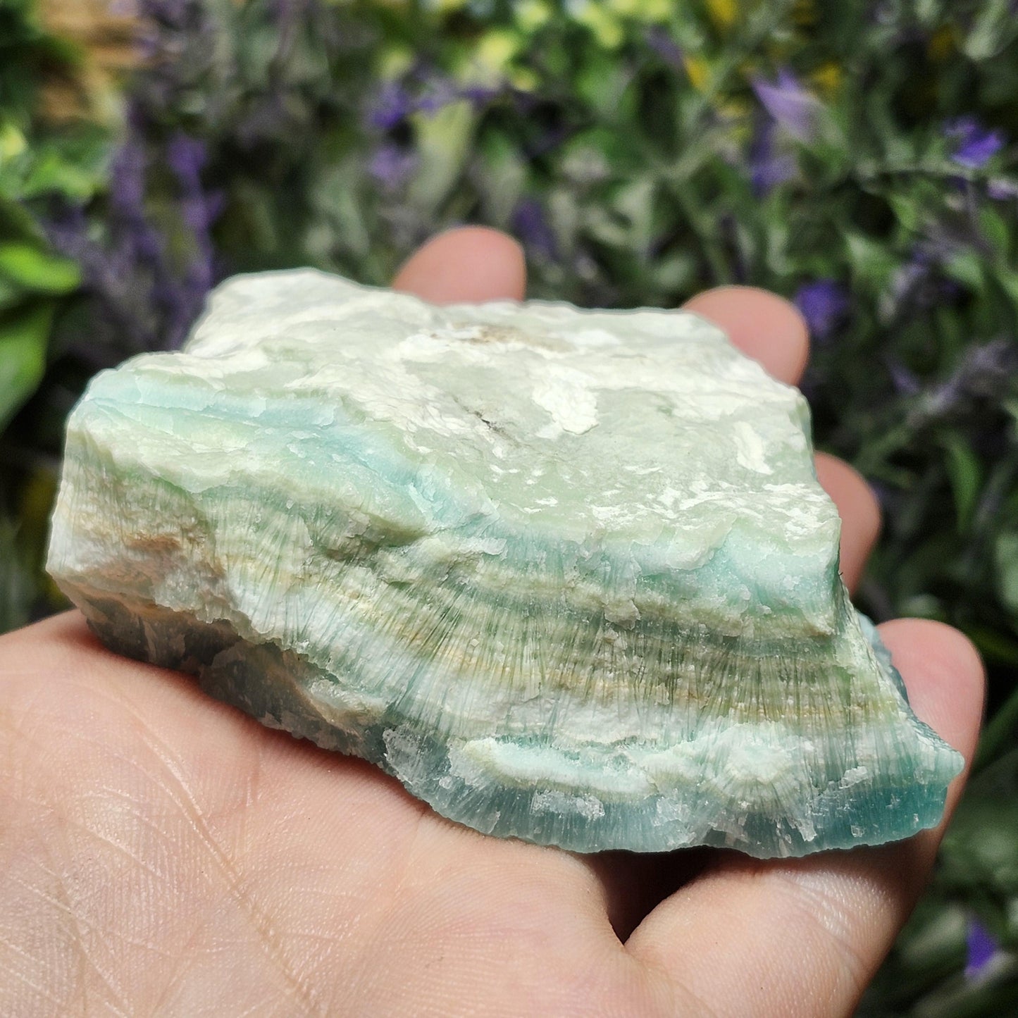 Blue Aragonite Crystal
