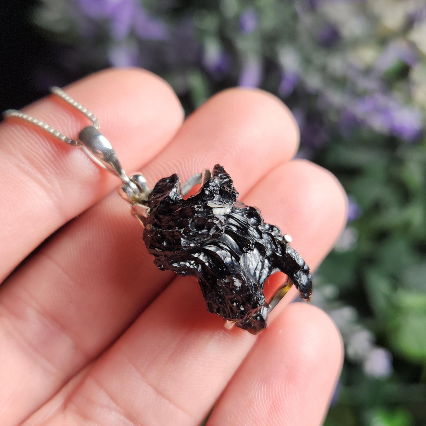 Tektite Specimen Pendant
