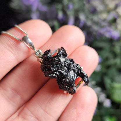 Tektite Specimen Pendant