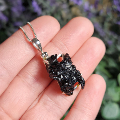 Tektite Specimen Pendant