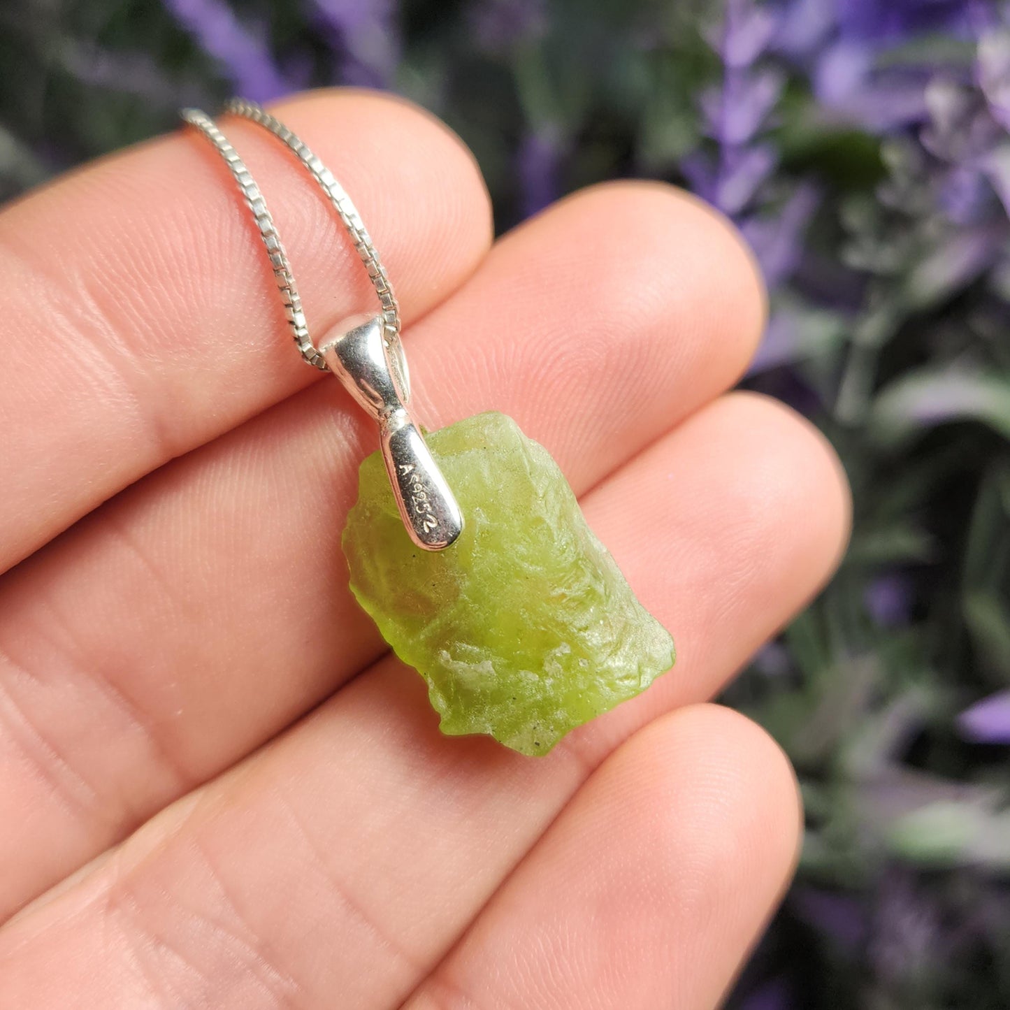 Terminated Peridot Pendant