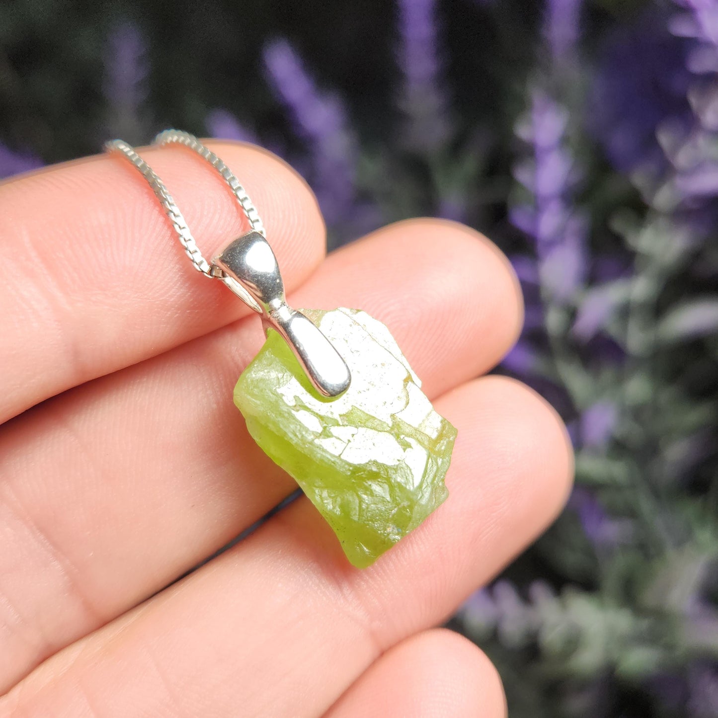 Terminated Peridot Pendant