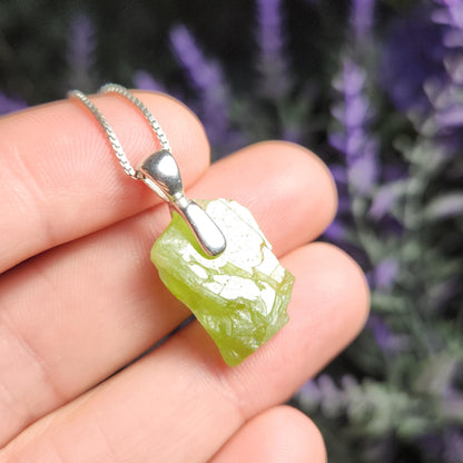 Terminated Peridot Pendant