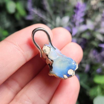 Blue Ghost Opal Pendant