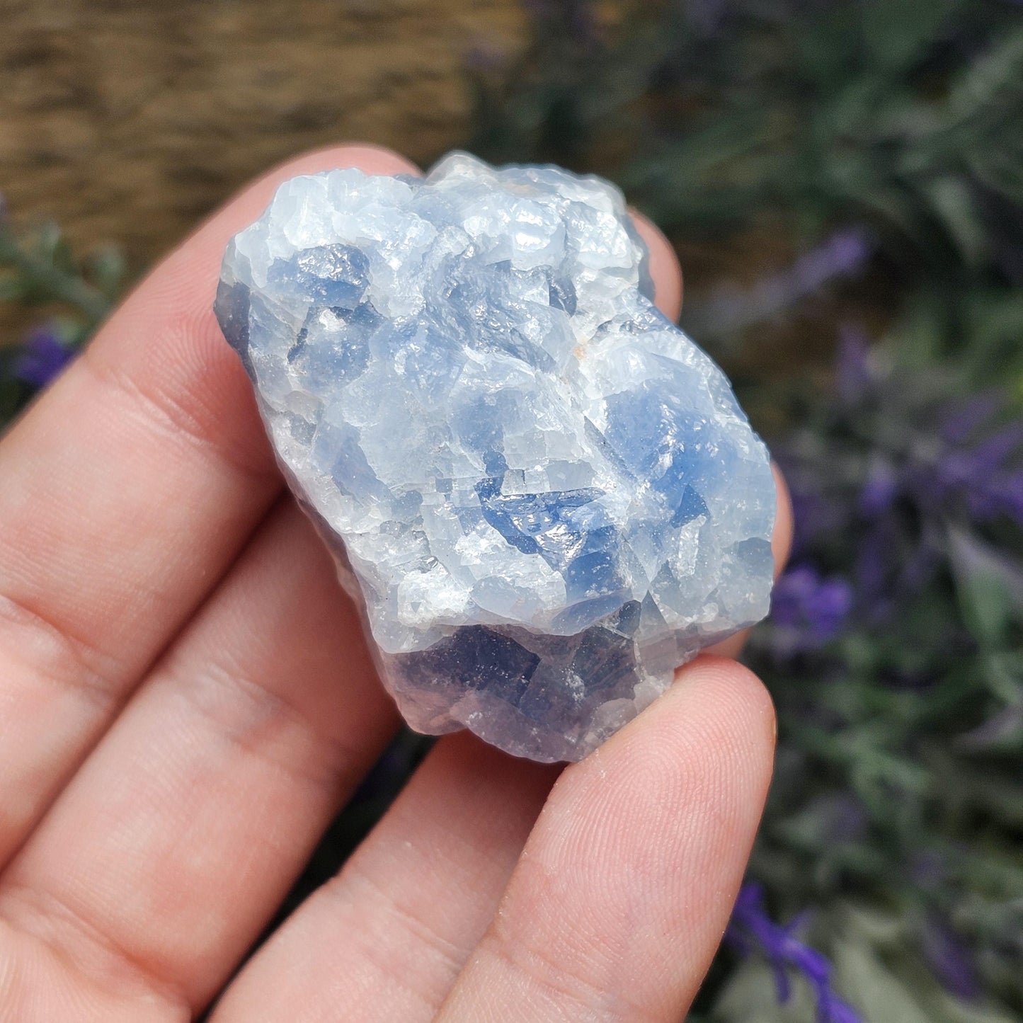 Blue Calcite Crystal