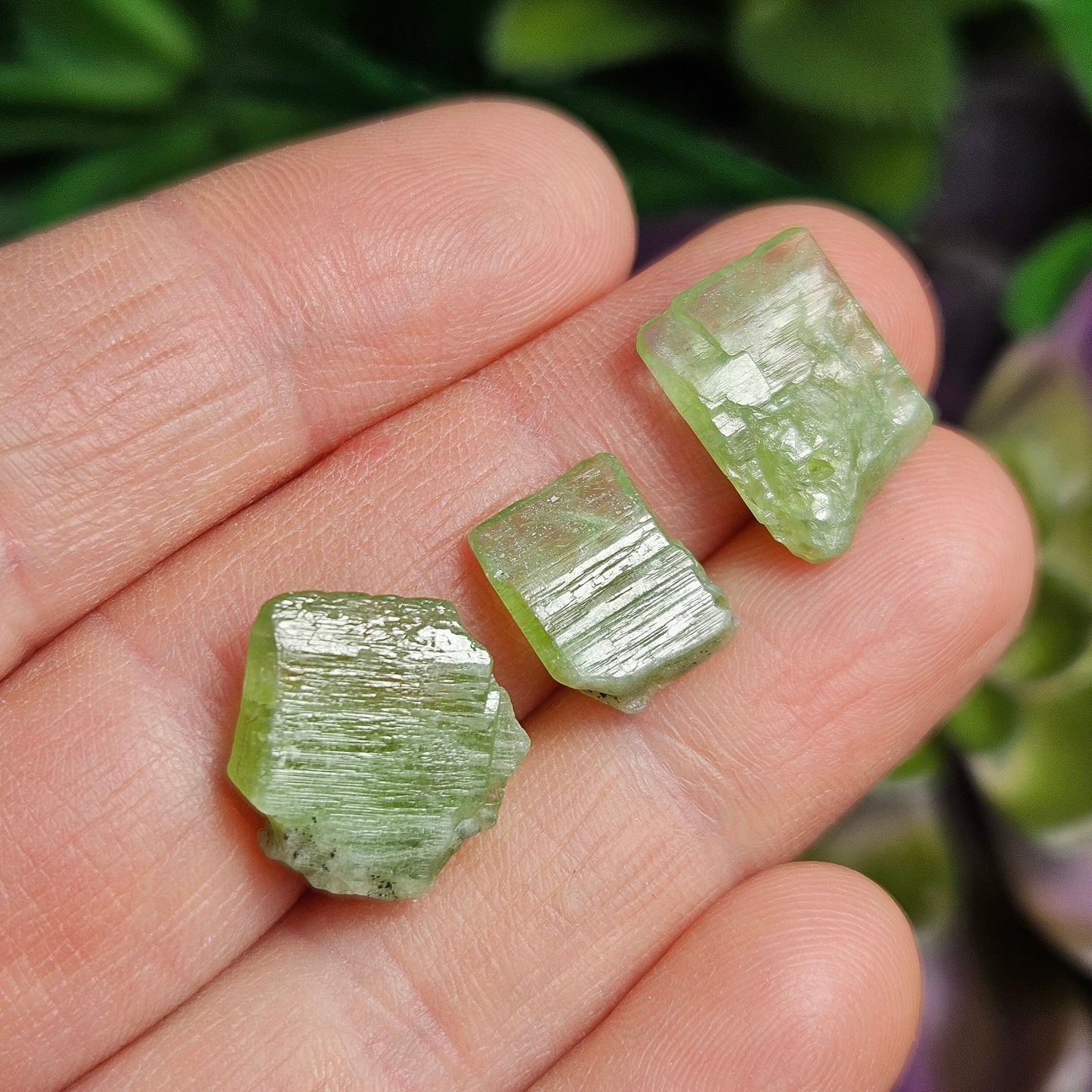Etched Peridot Crystal