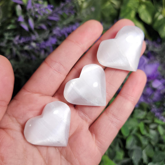 Selenite Heart
