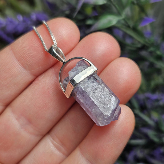 Purple Scapolite Pendant