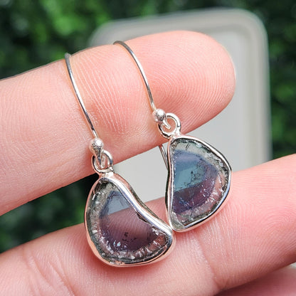 Watermelon Tourmaline Earrings