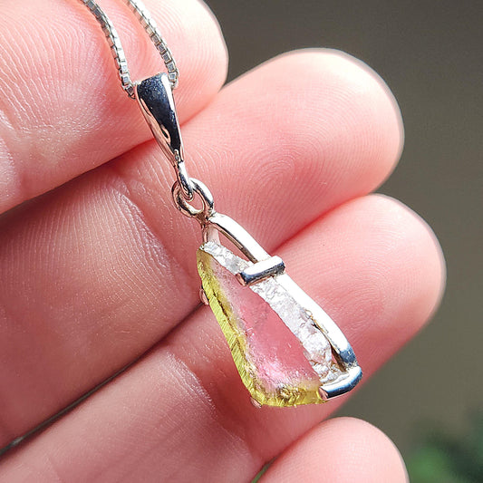 Watermelon Tourmaline Pendant