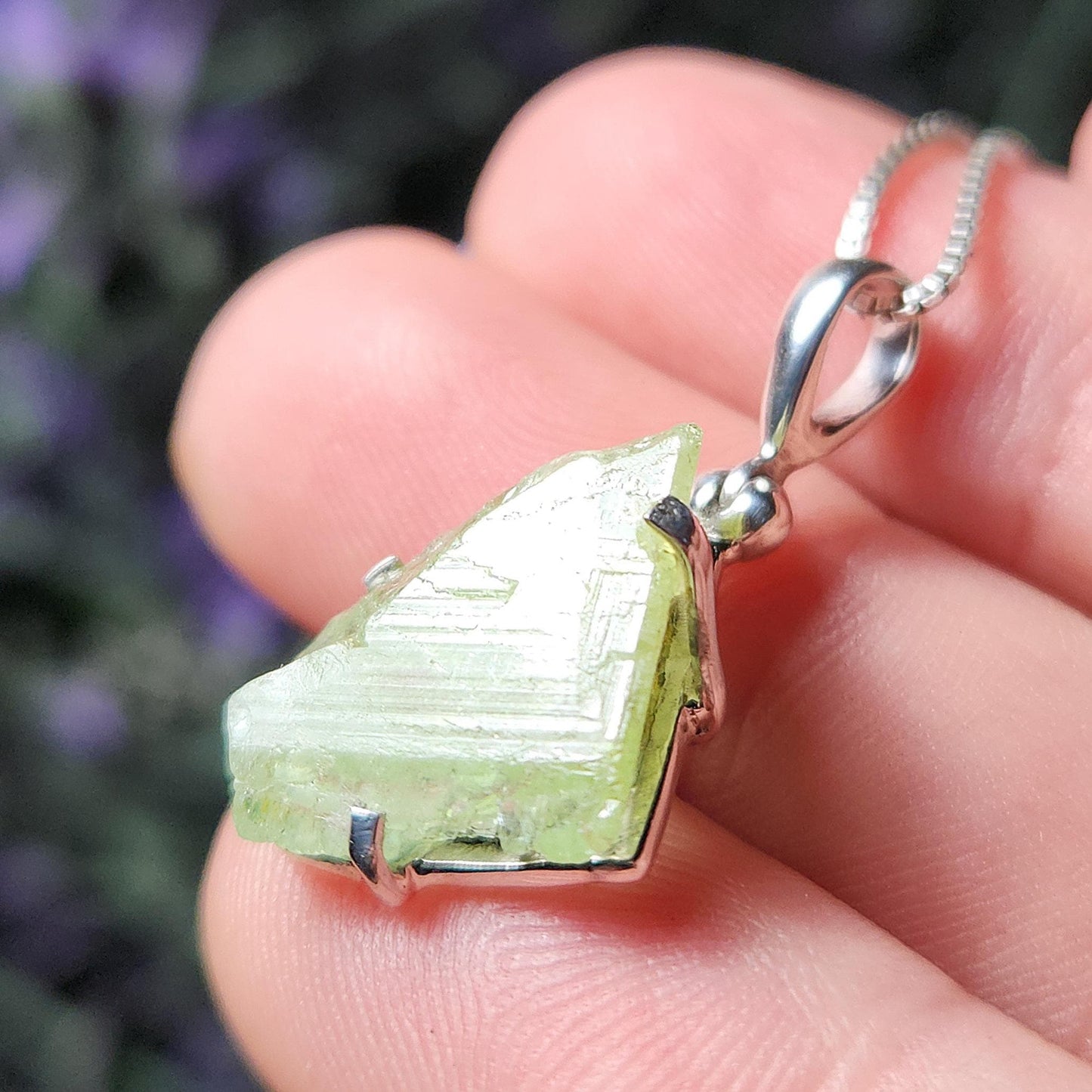 Terminated Peridot Pendant