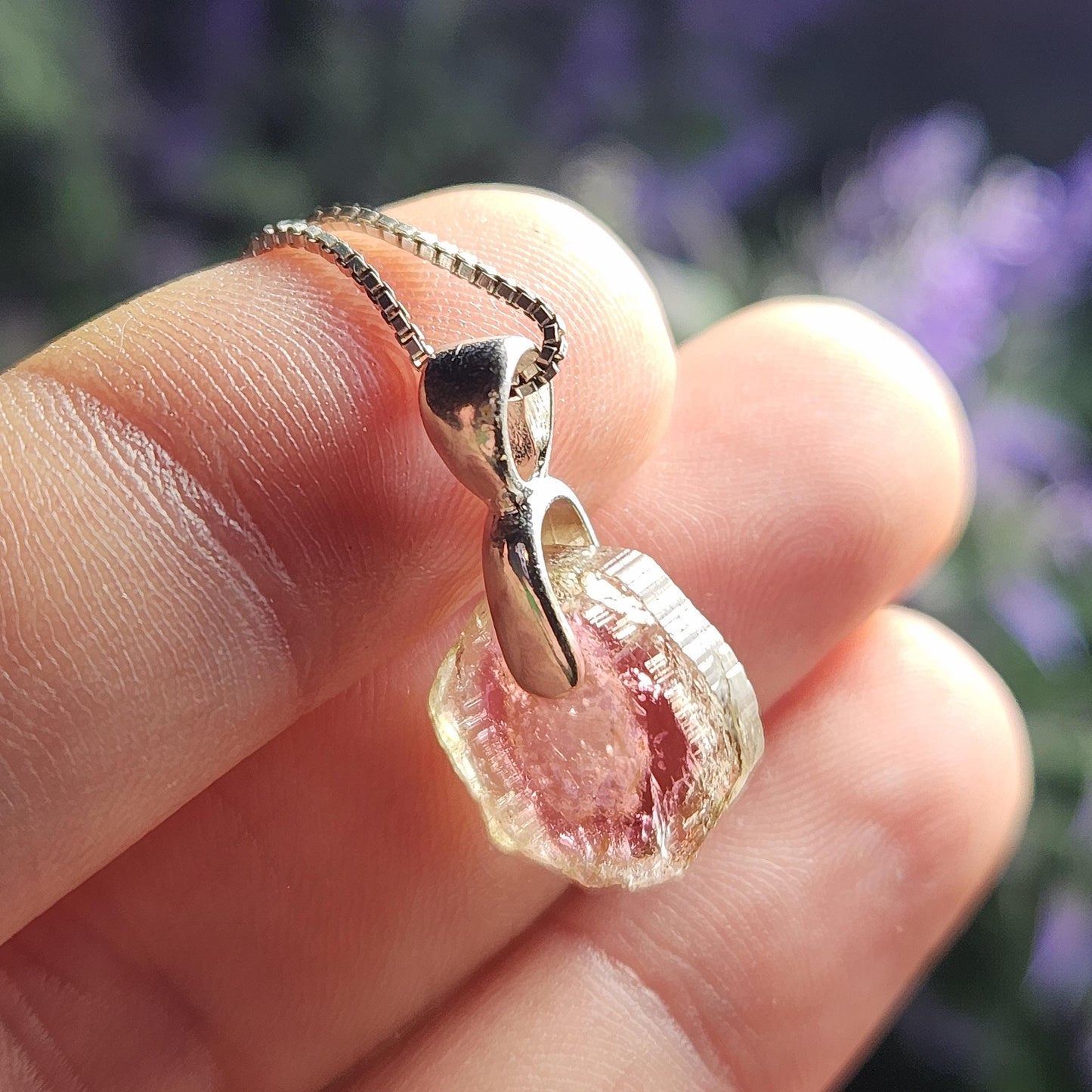 Watermelon Tourmaline Pendant