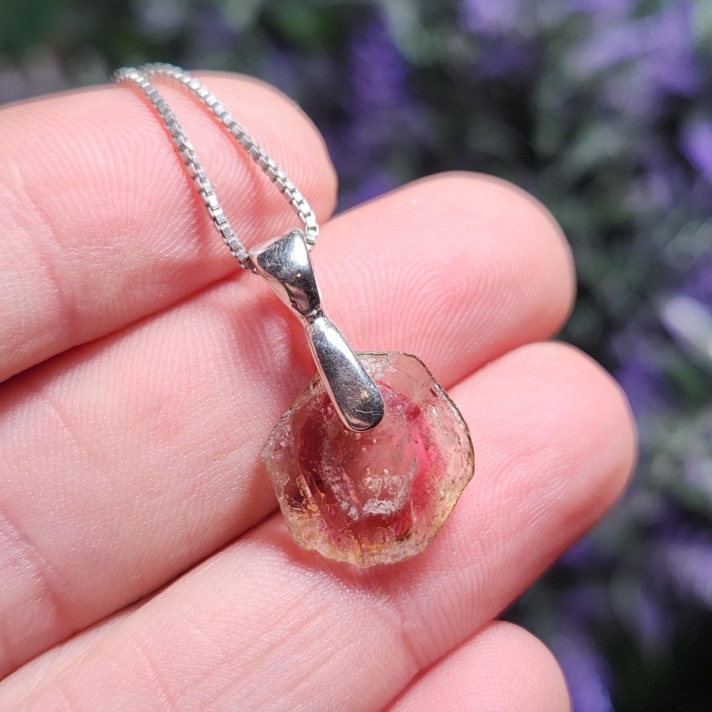 Watermelon Tourmaline Pendant