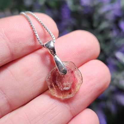 Watermelon Tourmaline Pendant