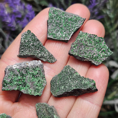 Uvarovite Druzy Garnet Crystal