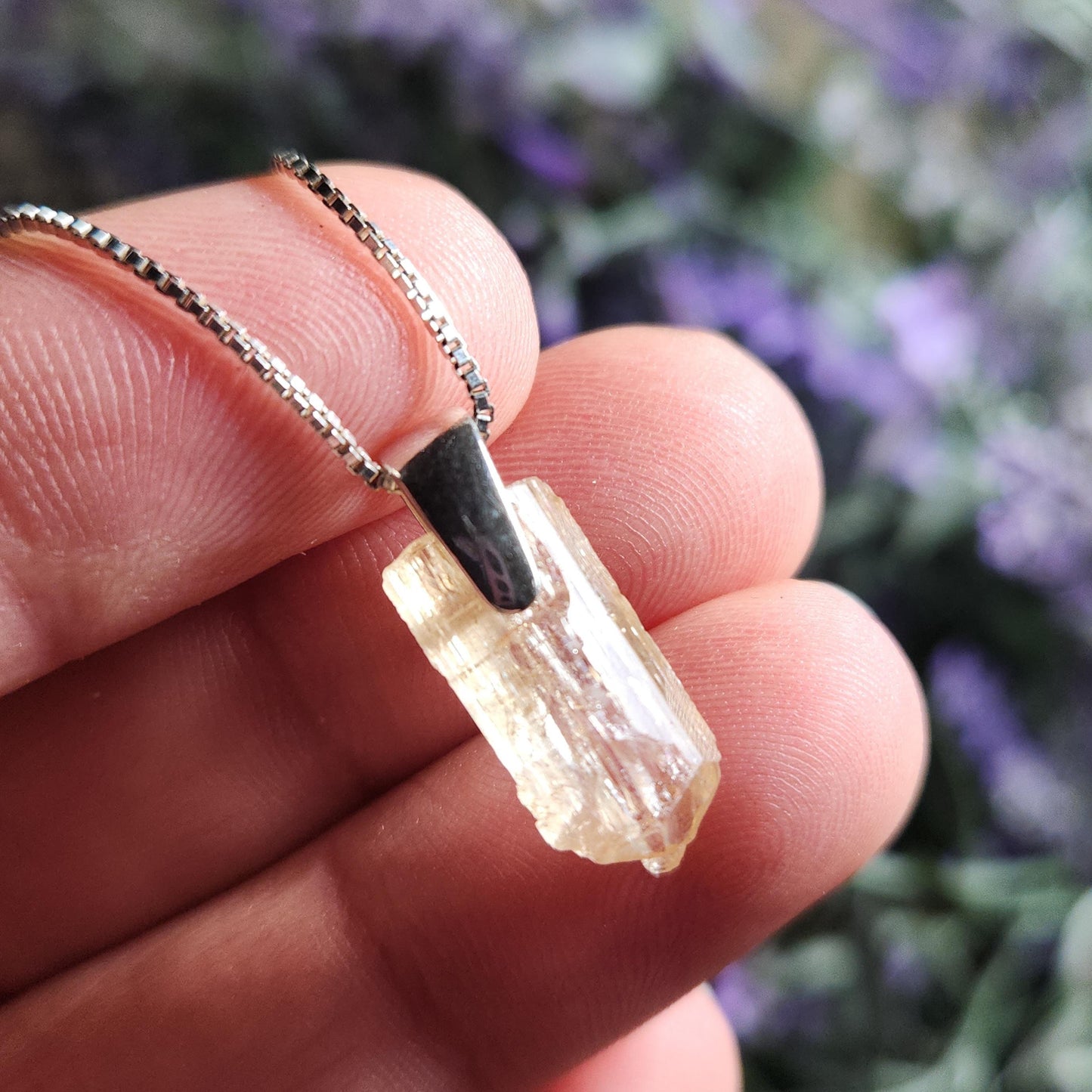Golden Topaz Pendant