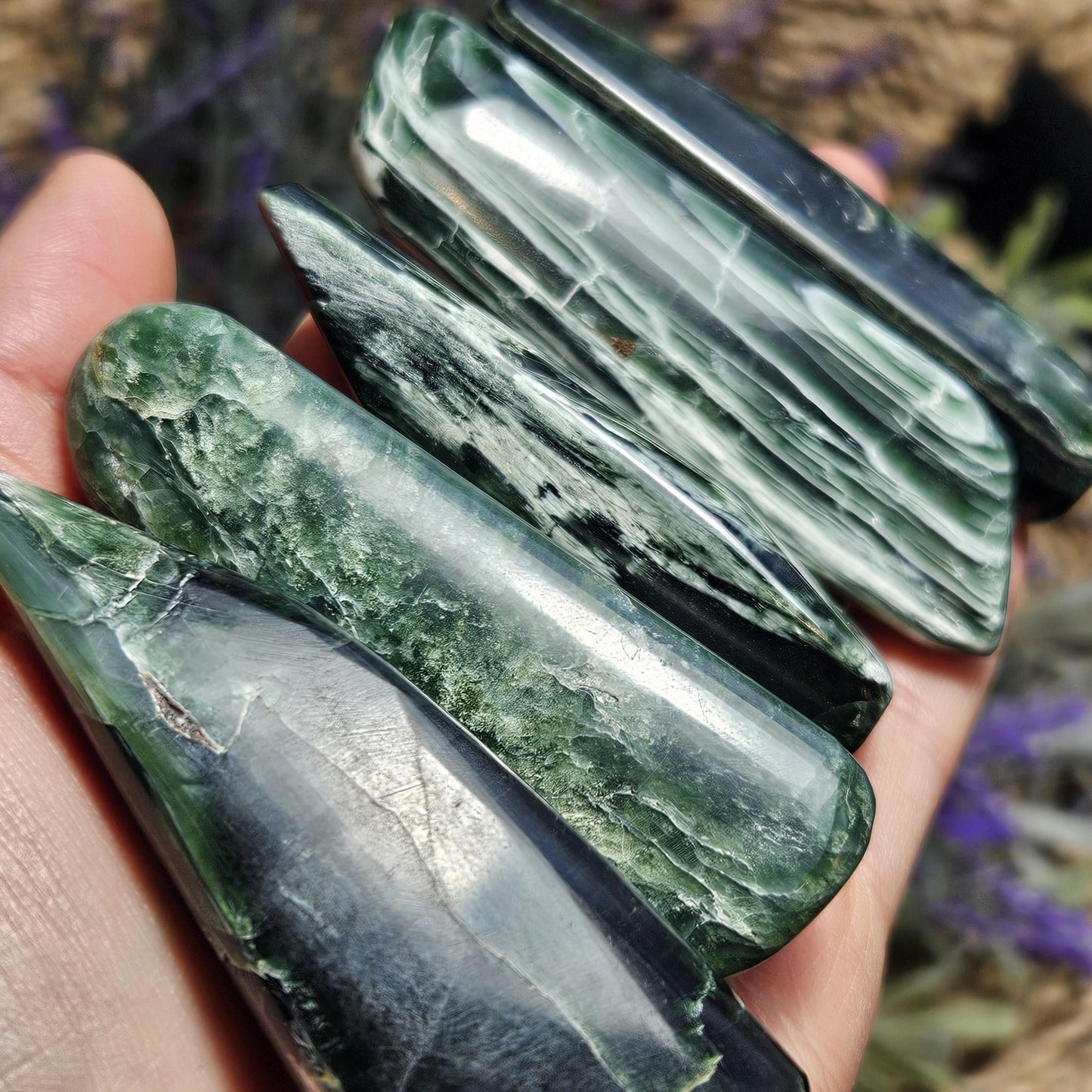 Green Kyanite Wand