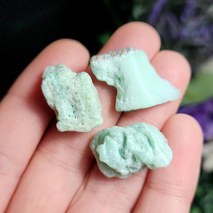 Raw Green Chrysoprase Crystal