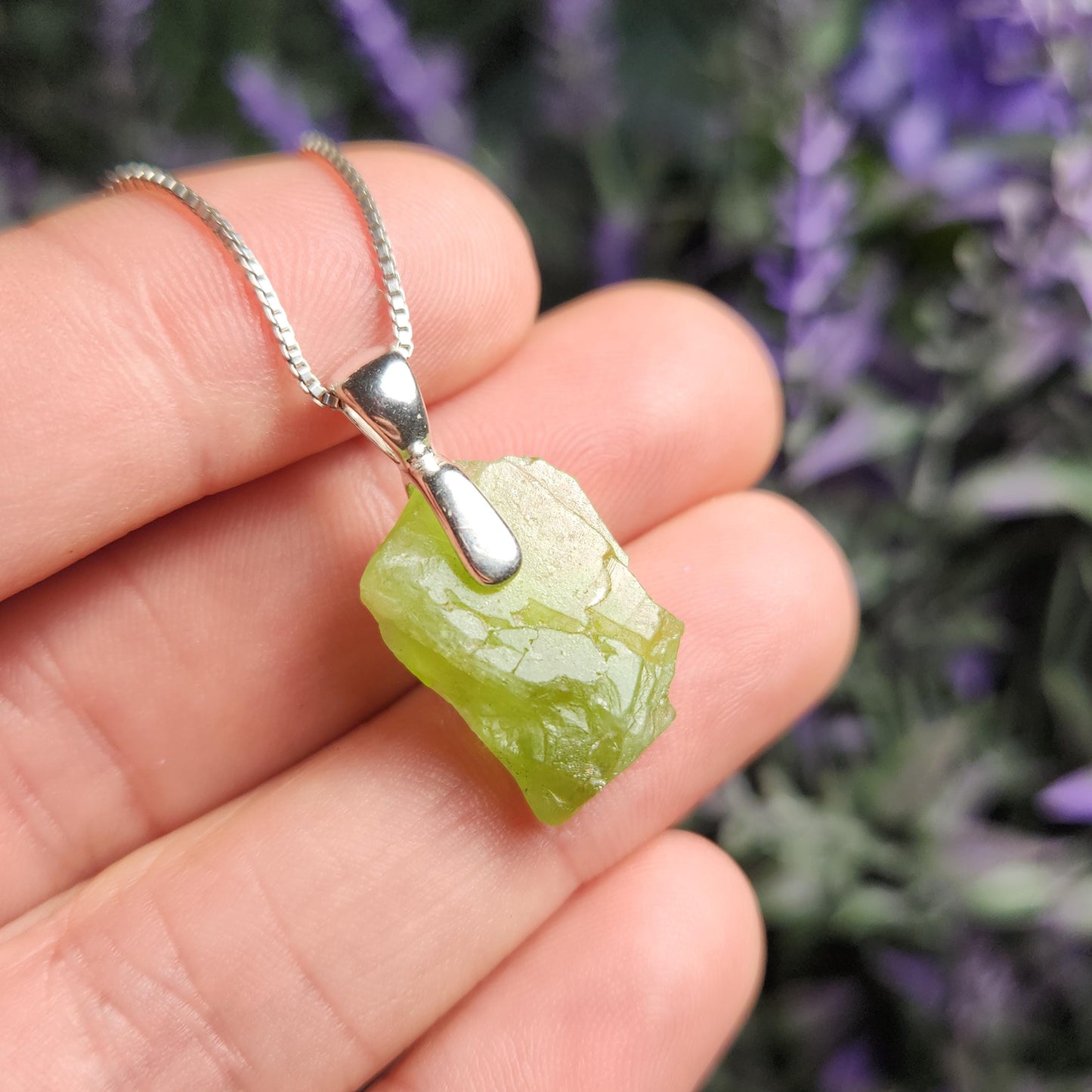 Terminated Peridot Pendant