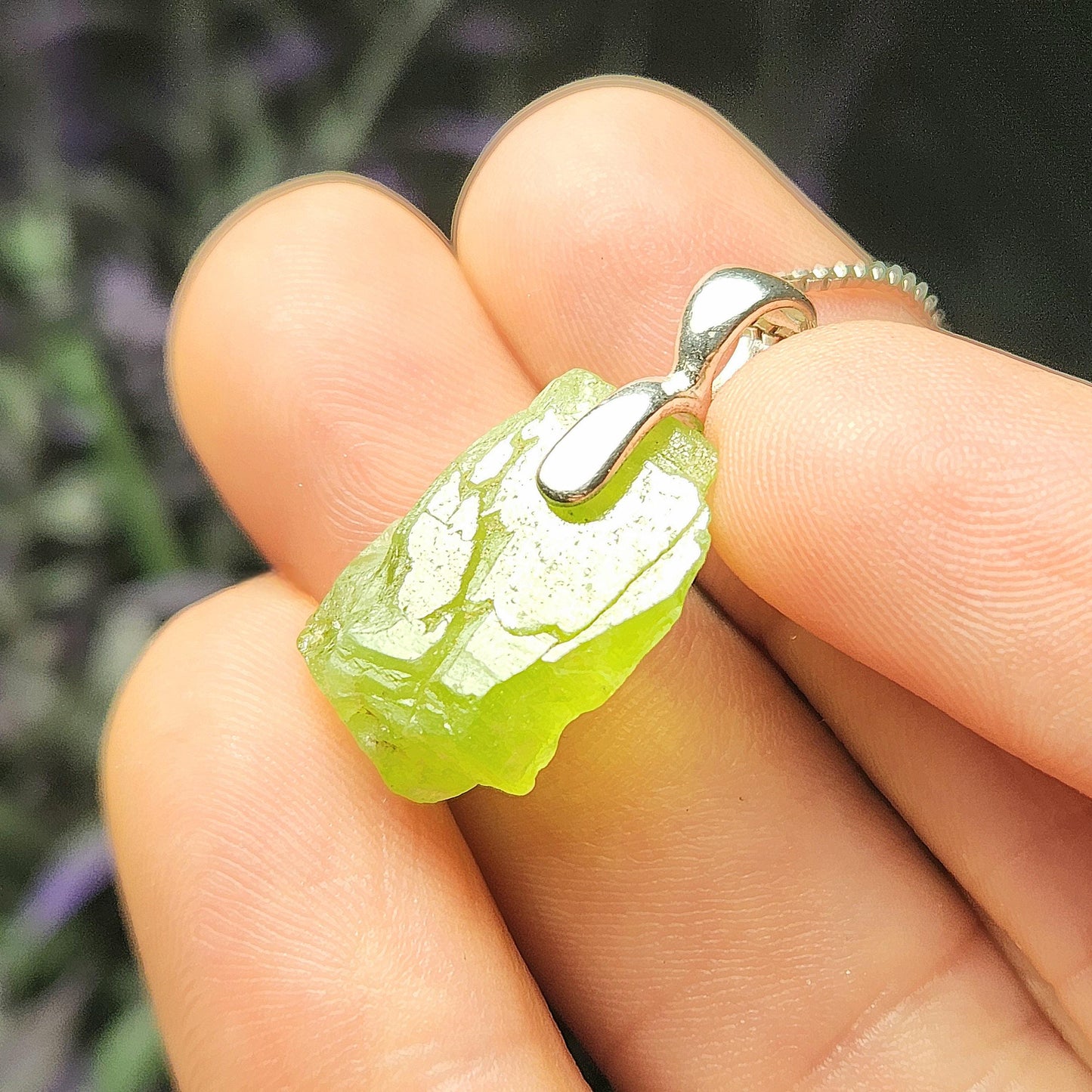 Terminated Peridot Pendant