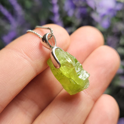 Terminated Peridot Pendant