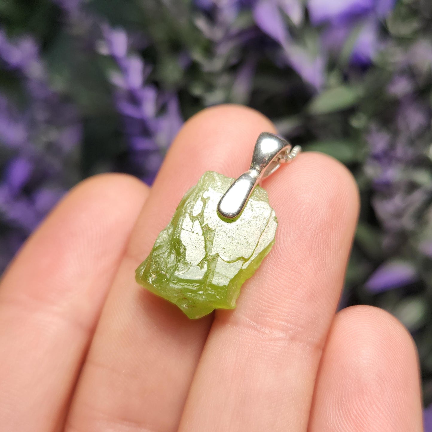 Terminated Peridot Pendant