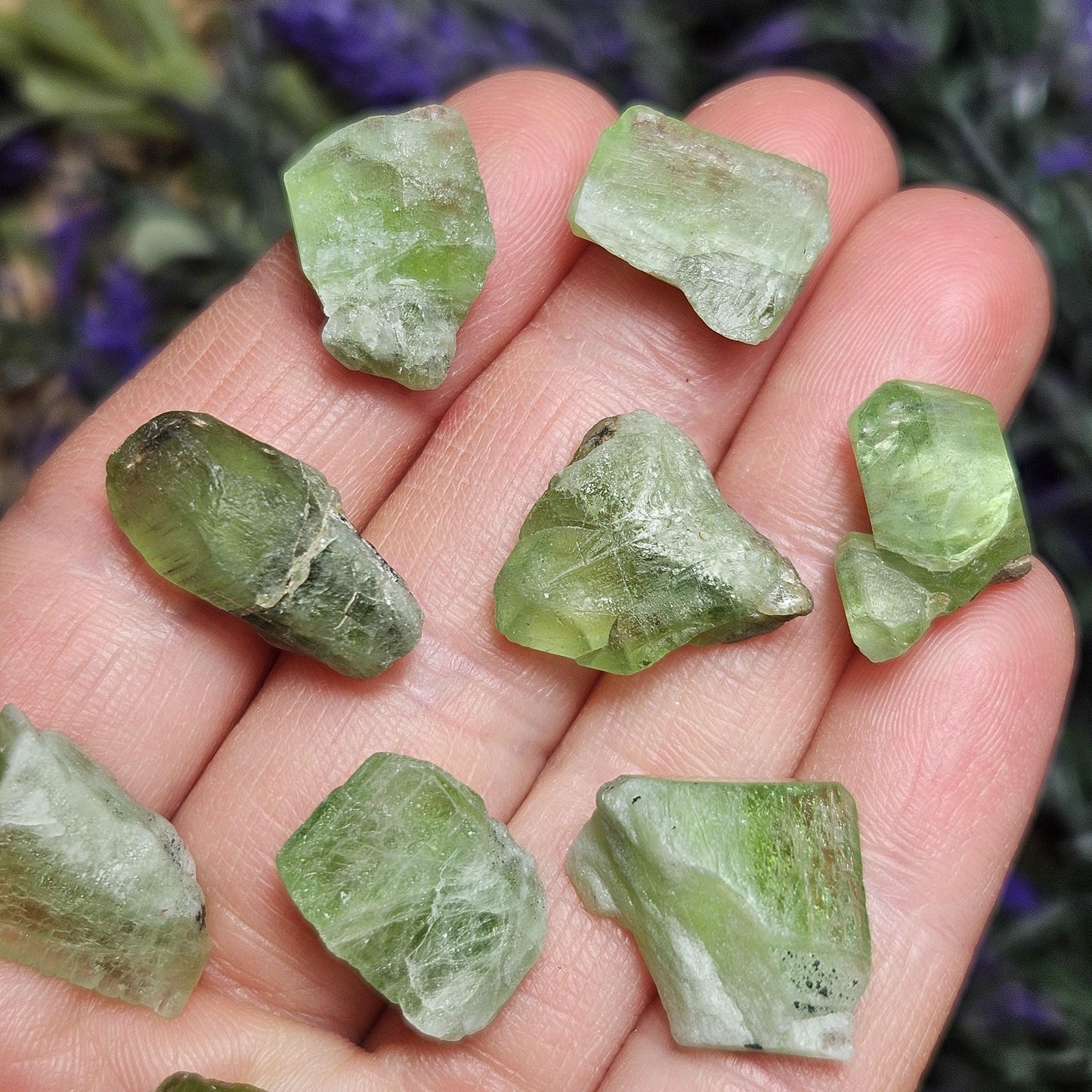 Terminated Peridot Crystal