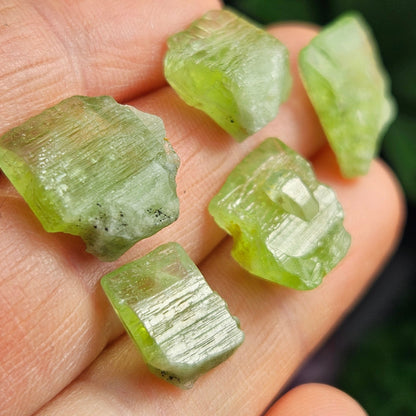 Etched Peridot Crystal
