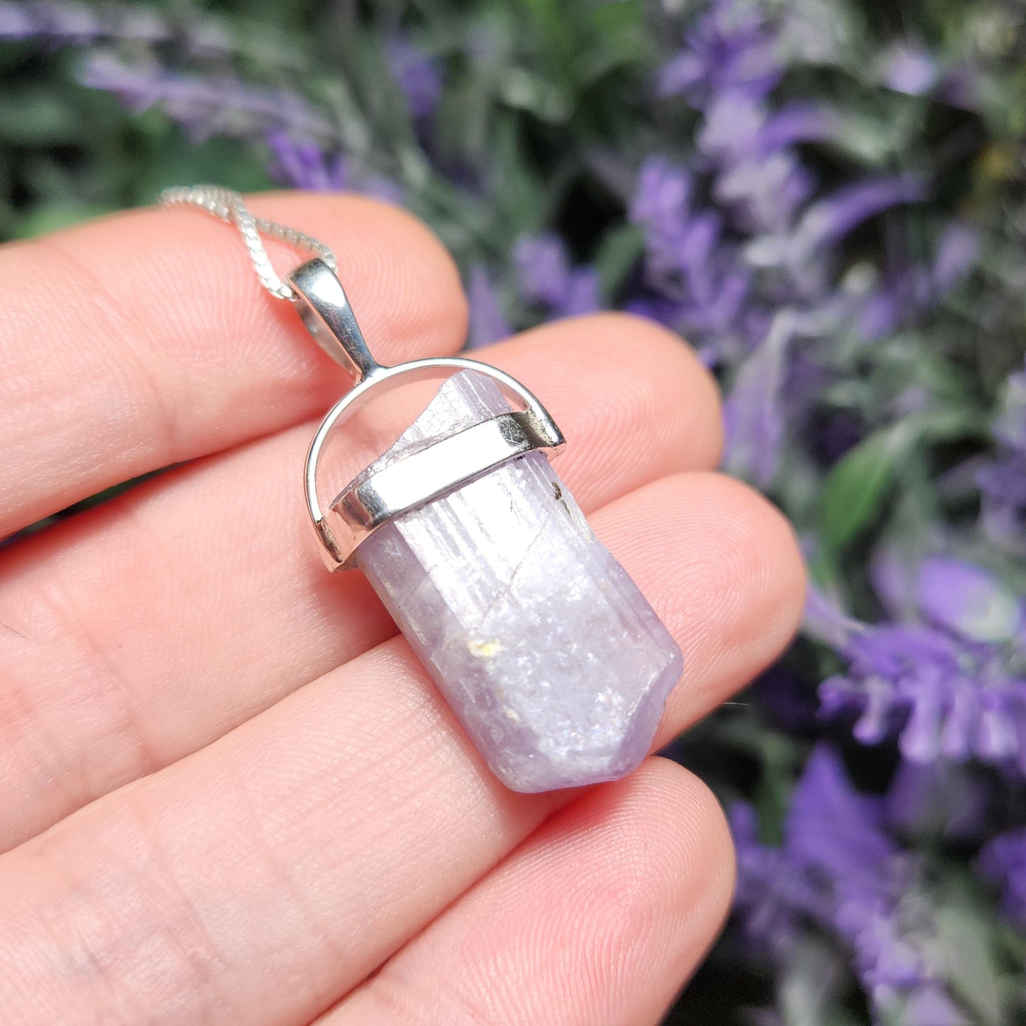 Purple Scapolite Pendant