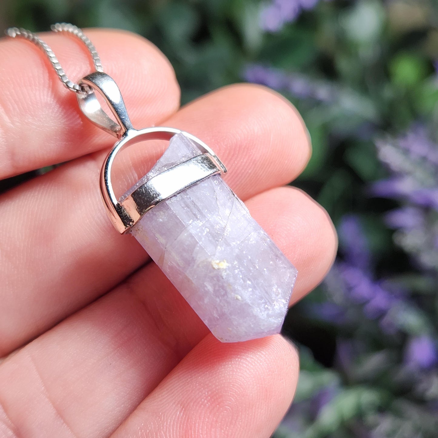 Purple Scapolite Pendant