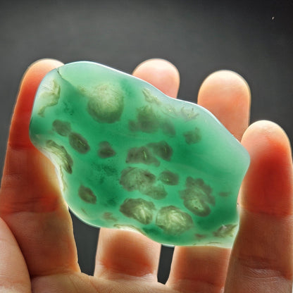 Chrome Chalcedony Polished Slice