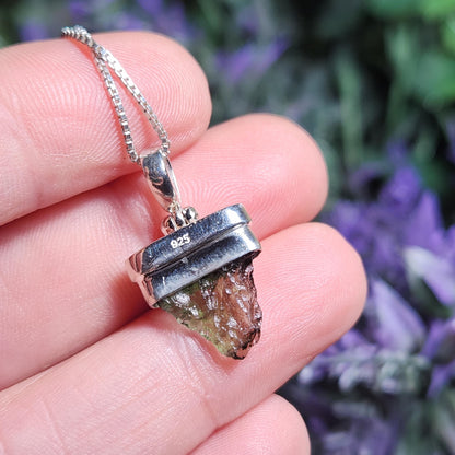 Moldavite Pendant