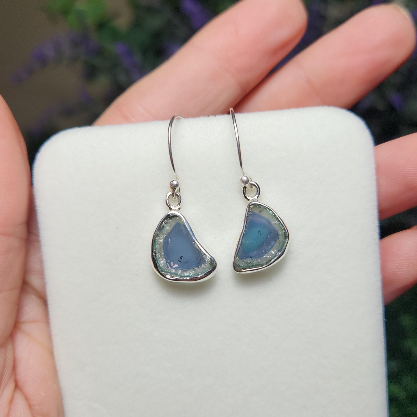 Watermelon Tourmaline Earrings