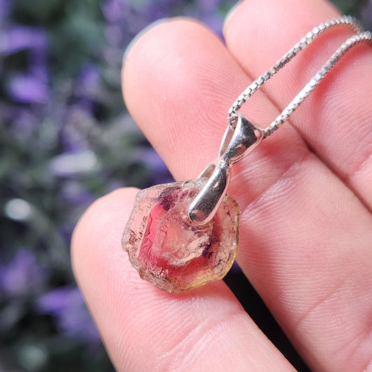 Watermelon Tourmaline Pendant