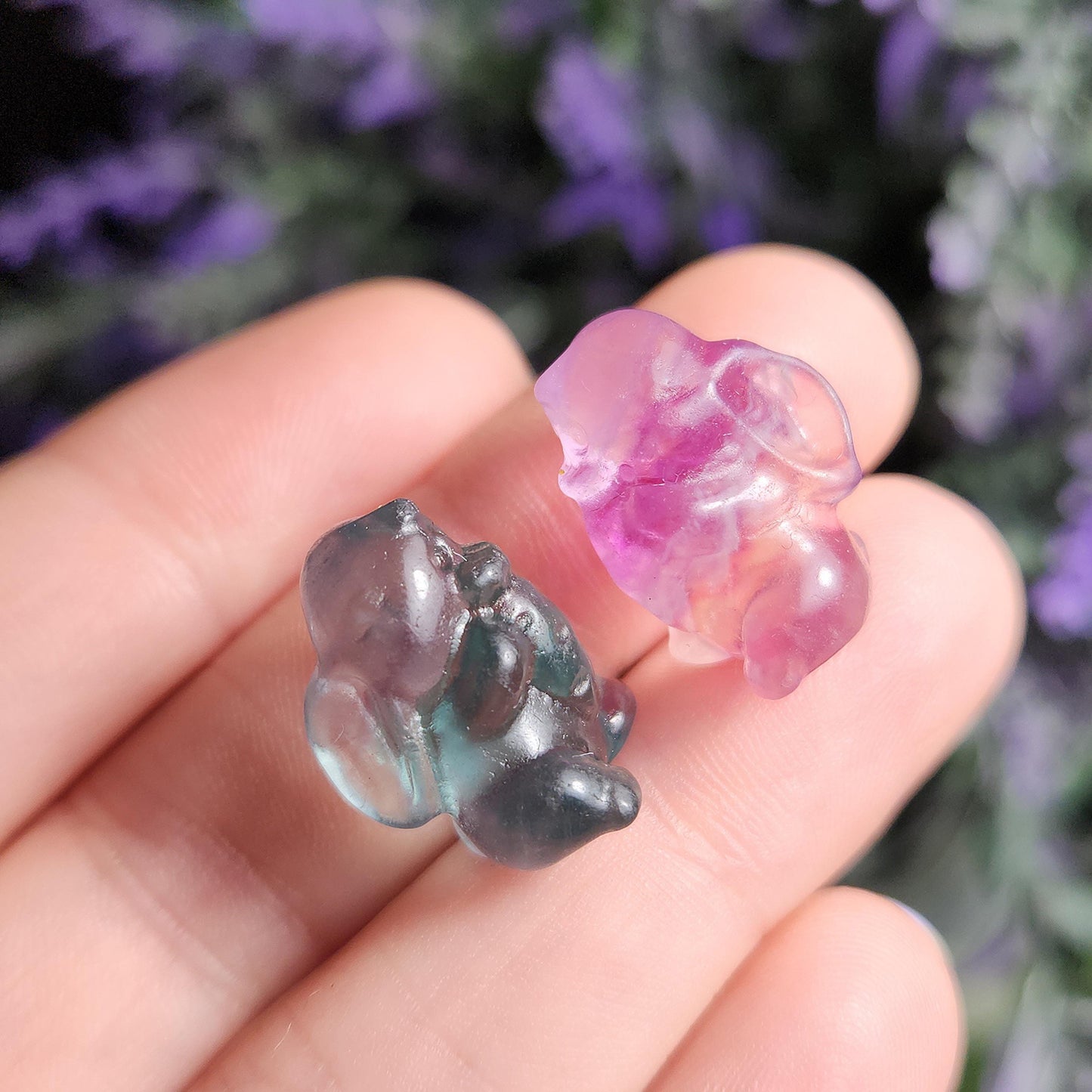 Rainbow Fluorite Rabbit