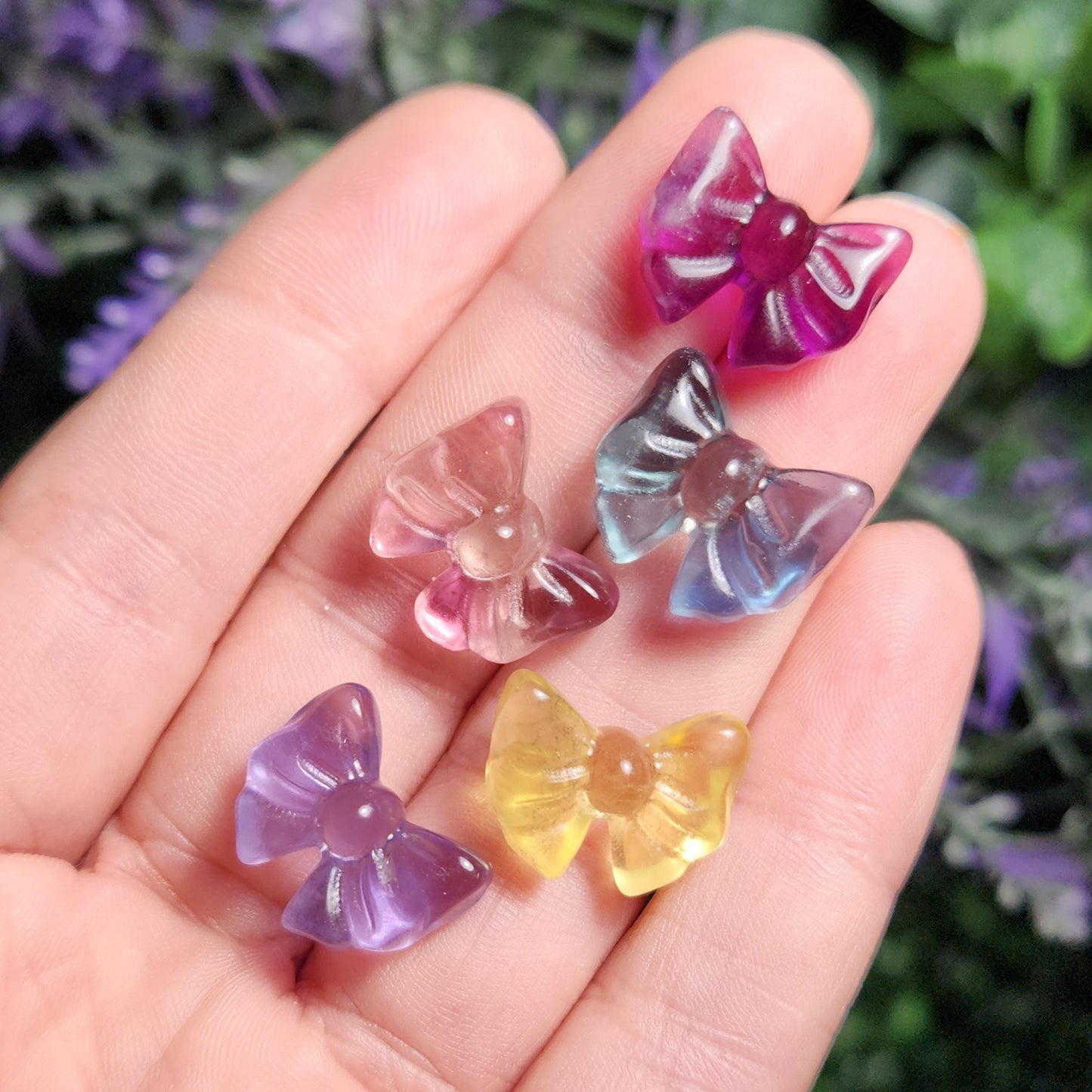Rainbow Fluorite Bow