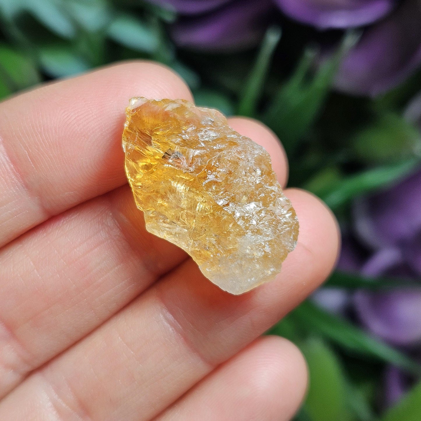 Citrine Crystal Point, Brazilian Citrine Specimen