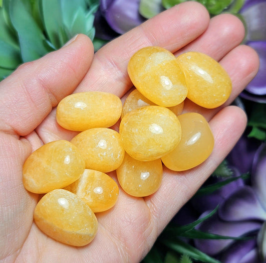 Orange Calcite Crystal