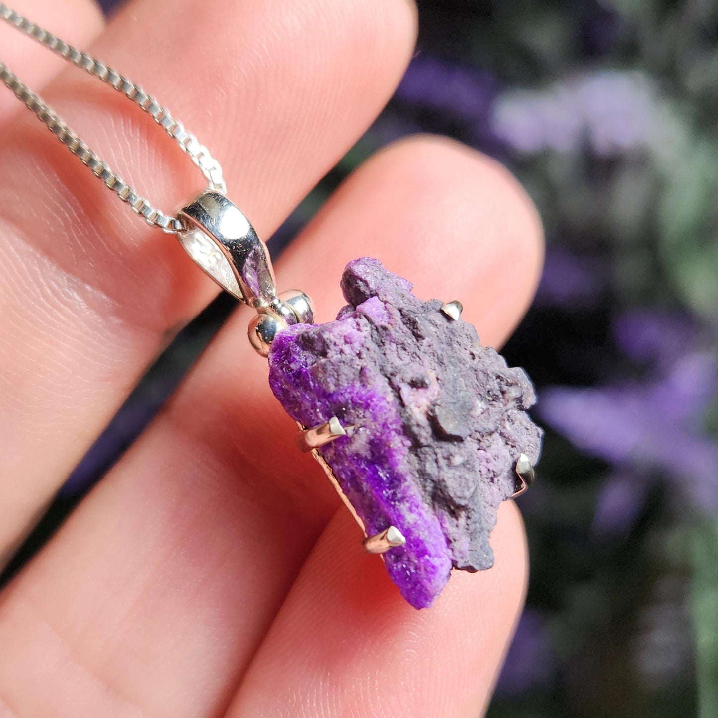 Gel Sugilite Pendant