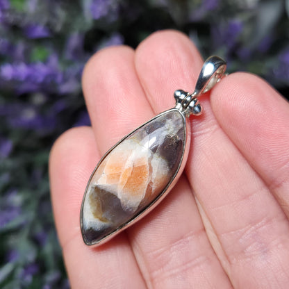 Iolite & Sunstone Pendant