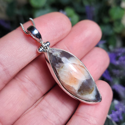 Iolite & Sunstone Pendant