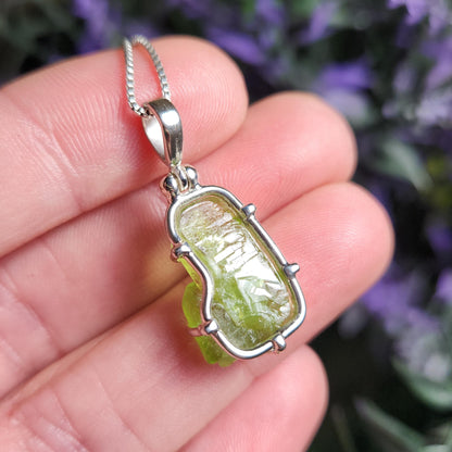 Terminated Peridot Pendant