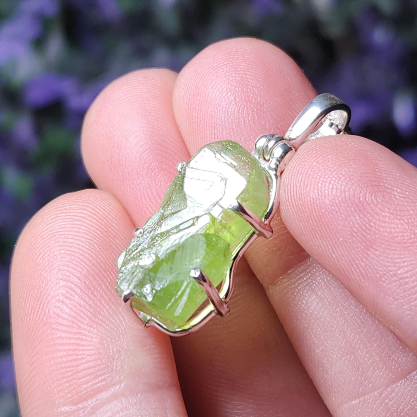 Terminated Peridot Pendant
