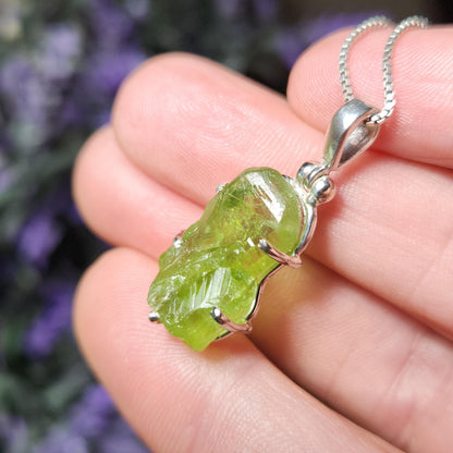 Terminated Peridot Pendant