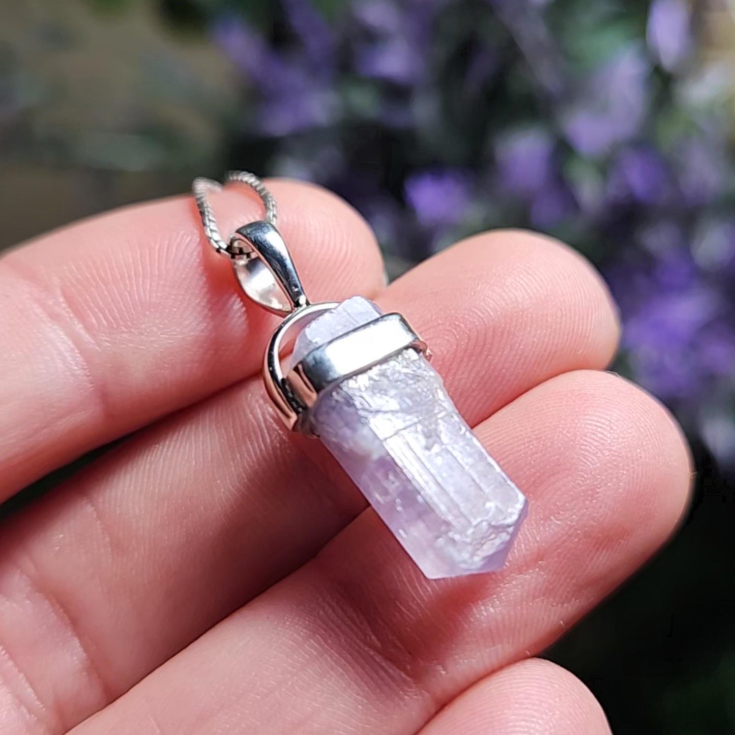 Purple Scapolite Pendant