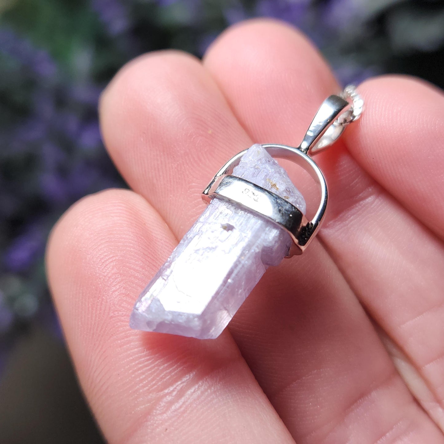 Purple Scapolite Pendant